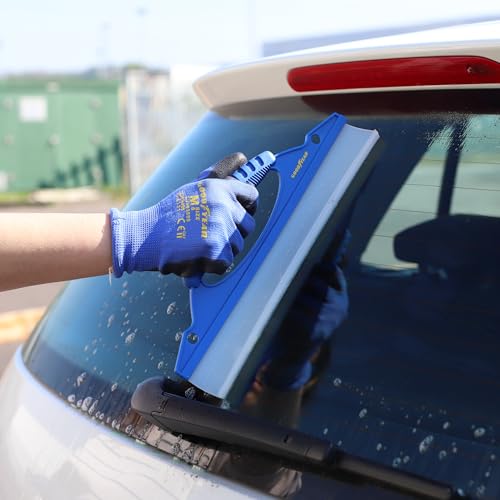 Goodyear Silicone Window Squeegee Ideal For Car Bodywork, Showers, Windows And Other Smooth Surfaces| Soft Silicone Blade| Removes 95% Of Standing Water| V-shaped Grip| Reusable And Long Lasting - Image 6