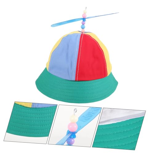 Gorra de béisbol infantil BESTYASH con hélice de libélula para jugar en la playa 5
