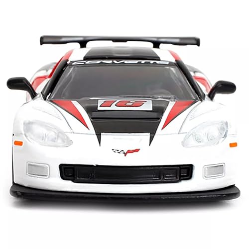 Modelo a escala 1:64 Chevy Corvette C6R Majorette miniatura 4