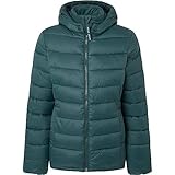 Pepe Jeans Maddie - Chaqueta corta acolchada para mujer, Verde (Verde Regent), M