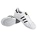 adidas Originals mens Superstar Sneaker, White/Black/White, 5 US