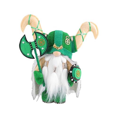 ZCXCsfp Viking Warrior Gnome Doll | Viking Gnome Doll - Viking Norse Dwarf | Intage Gnome Plush Decor | Scandinavian Dwarf Gnome Statue Garden Ornaments (type3)