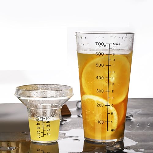 Fafeims Martini Shaker Bartender Mixer Tool para el Hogar 700 Ml PC para Varias Ocasiones