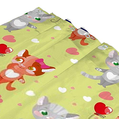 Rideau de douche résistant aux moisissures et imperméable long - 4