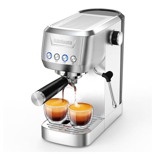 MAttinata Espresso Machine, Professional 20 Bar Espresso Maker with Milk Frother and Steamer, Stainless Steel Coffee Maker for Home Latte Cappuccino for Cappuccino Latte Gifts