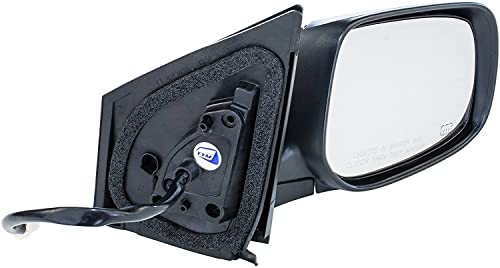 Dependable Direct Right Passenger Side Black Heated Manual Folding Power Operated Door Mirror For Toyota Corolla (2009 2010 2011 2012 2013) - Part Link #: To1321247 #TOP3