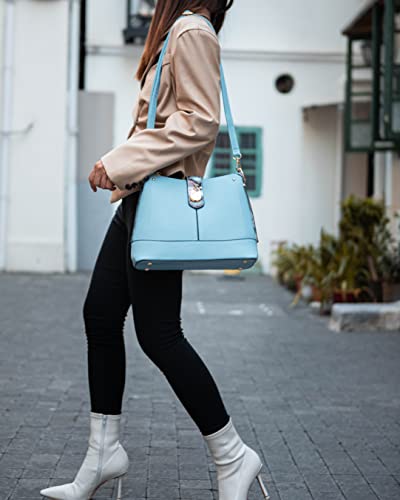 Mkf Collection Shoulder Bag For Women, Vegan Leather And Faux Snake Trim, Fashion Hobo Handbag Messenger Purse #TOP3