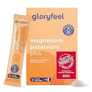 Magnesio e Potassio Integratore, Eletto PRODOTTO DELL'ANNO 2025, Gusto Aranc