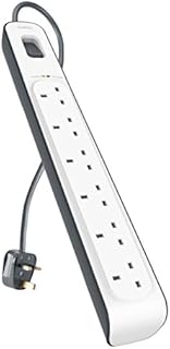 Belkin SurgeCube USB Plug Socket and Surge Protector, 1 Way/ 1 Plug Surge, Protected Plug with USB Slots x 2 (2.4 A), White