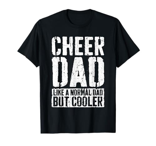 Cheer Dad Shirt Men Fathers Day Cheer Dad T-Shirt