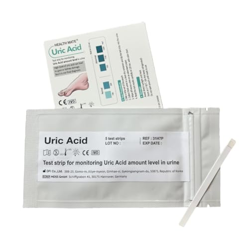 10 x GP Professional Uric Acid Gout Urine Test Strips