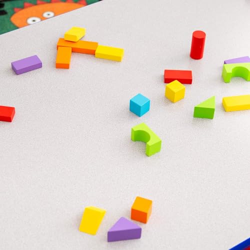 Image of Rectangle Adjustable-Height Mobile Preschool Activity Table (30 inch W x 72 inch L)