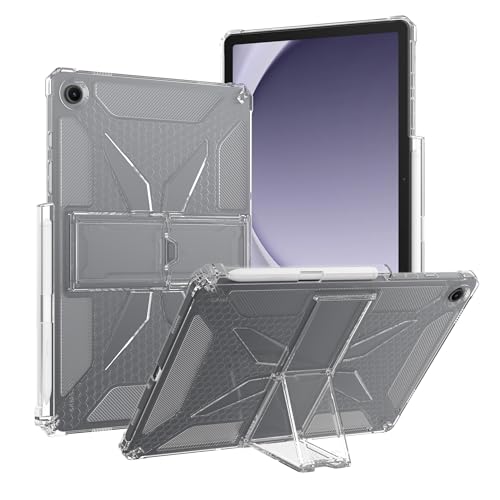 Coque Samsung Tab A9+ antichoc avec porte-crayon transparente modèle 2023