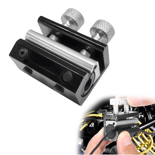 Image of Yourkar Cable Luber Tool, Motorcycle Cable Luber Tool for Brake Cable Lubrication, Cable Lubricator for Motorcycles Bicycle Scooter Bike ATV, Universal Motorcycle Accessories (Black+Silver)