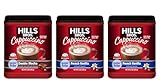 Hills Bros. Cappuccino Mix – Mezcla de bebida instantánea rica y espumosa sabor a cafetería – Preparación rápida y fácil – Perfecto para bebidas calientes y heladas y café cremoso – Paquete variado
