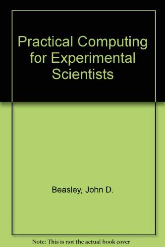 Practical Computing for Experimental Scientists 019853728X Book Cover