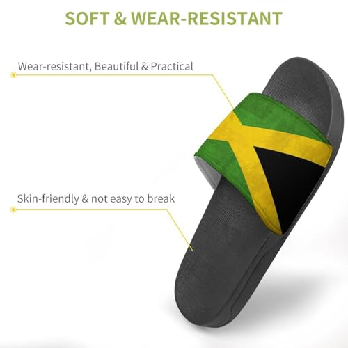 Jamaica Flag Jamaican Slippers Man Woman Slides Shoes Sandals Non Slip Flip Flops for Outdoor Beach Home Indoor2