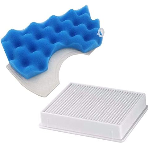 Bogoro 2 Stück HEPA Filterset Staubsauger Teile HEPA Filter Schwammfilter Pad Hochwertige Staubfilter Kit Filter Set Schaumfilter für Staubsauger für Samsung SC4300 SC447 VC-B710W Cover