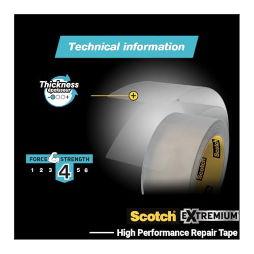 Miniatura 8 de 3m Dpcd-3m4054596711167 Cinta Adhesiva De Reparación Transparente Scotch, 25 M X 48 Mm, 1 Rollo