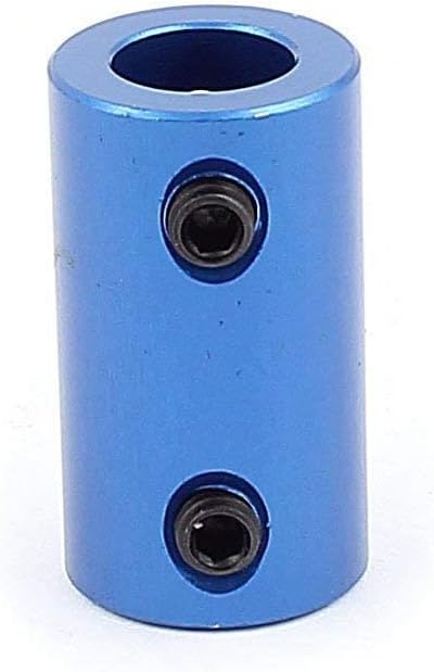 Blue aluminum alloy Fixed coupling/Motor Coupling/Shaft Coupler 8mm to 8mm for 3D Printer and CNC (Quantity: 1 pc)