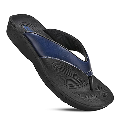 Image of AEROTHOTIC Comfortable Arch Support Flip Flops for Women Orthotic Sandals
