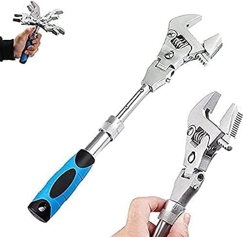 Amazon | レンチ モンキーレンチ トルクレンチ ワイド 工具 たて型 薄型 軽量 モンキースパ 調整可能なジョース 自動車 自転 ...