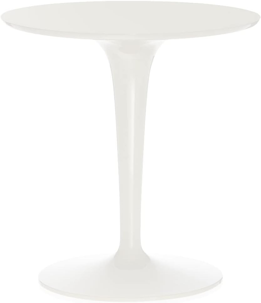 Kartell 860003 Tip Top Mono Side Table Glossy White
