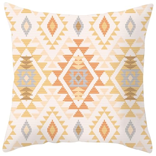 xpkvdsq Funda De Cojin 30x50cm Geometría Colorida Lino Tejido,Fundas de cojín Decorativas Suaves y Transpirables para Sofá,Dormitorio y Sala de Estar,con Cremallera Oculta