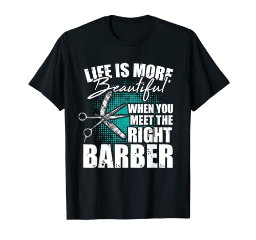 Hair-Dresser Barber-Shop Life Saying Cool Hair Stylist Gifts T-Shirt