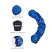 Klmnop Ice Skate Blade Cover, Waterproof Oxford Cloth Skate Guards Skate Cover for Ice Skates, Figure Skates and Hockey Skates Suitable for Kids Youth Adult(DarkBlue,M)