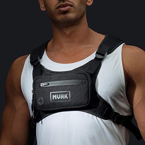Mvrk 009 Water Resistant Chest Pack - Minimalist Running Pack For Workouts, Running Phone Holder With Extra Storage, Lightweight Running Vest thumb #6