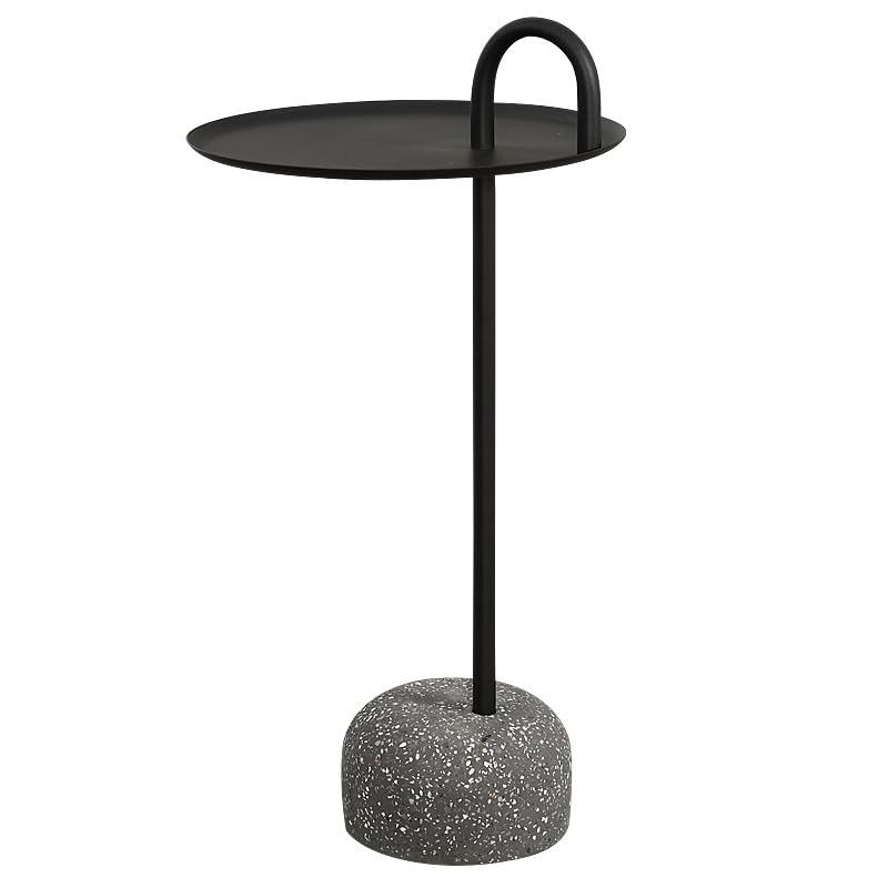 eexbz Sofa Nordic Sofa Side Table Movable Small Apartment Home Living Room Terrazzo Coffee Table Sofas for Living Room