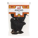 Badia Ancho Chili, 6 oz – Dried Poblano Chile Peppers for Authentic Mexican & Latin Dishes, Mild Hot