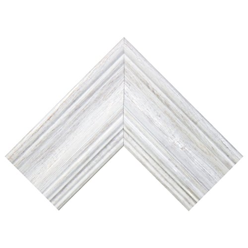 Mcs 22 By 28 Inch Scoop Mirror, 27.5 By 33.5 Inch Outside Dimension, White Wash Finish 20548 #TOP1