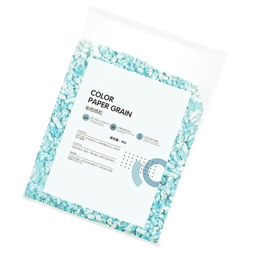 Dpofirs - Dpofirs Literie en Papier pour Hamster, Déodorant Absorbant coloré pour Le Nettoyage des Cages des Petits Animaux, 1kg (Macca Bleu)