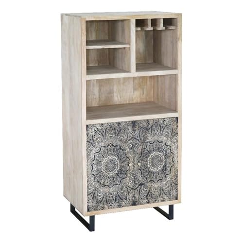 Gabinete para Vino Pemberly Row de Madera 24"x16"x50"
