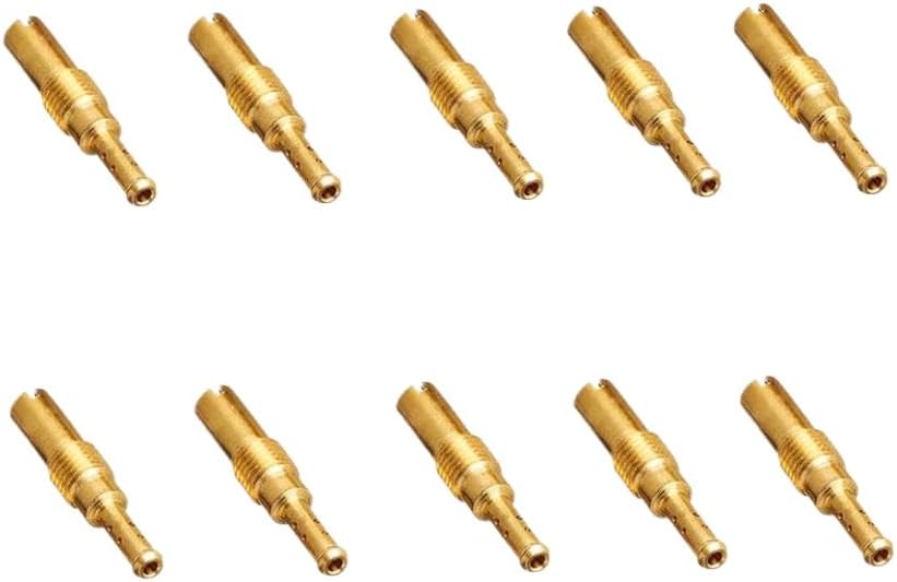 6 Piece Or 10 Piece Motorcycle Carburetor Slow Jet M5 M6 Injector Nozzle Jets Compatible with PE FCR Carburetor Motocross Automotive Motorcycle Parts(10PCS Pilot Jet30-52)