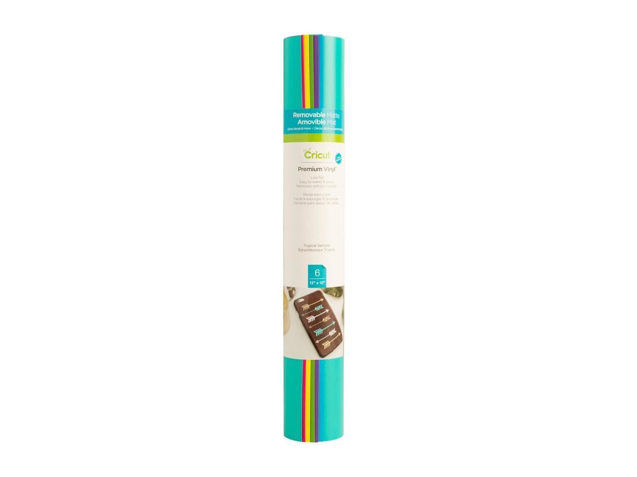 Cricut™ Premium Vinyl™ Sampler | Tropical | Removable