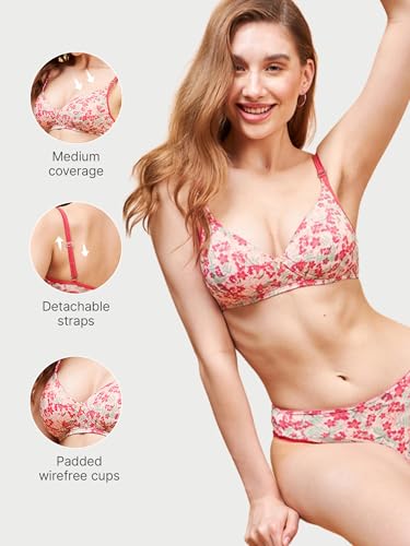 Image of Enamor Women Padded Non Wired Bra