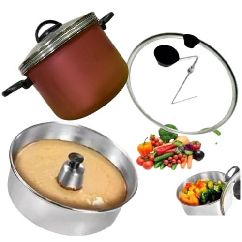 Caçarola Pudinzeira/vaporeira/pipoqueira Panela Cuscuzeira e de Pudim