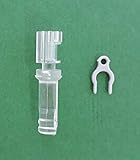 Asia Buy Blind Parts Vertical Blind Track Carrier Stem/Hook w/C Clips - No Carrier (5)