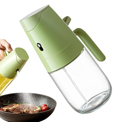 Pulverizador de de oliva, botella de spray y vertedor para y cocinar, botella de spray de de oliva de 300 mililitros, para el hogar, restaurante, hornear, filete, freidora de