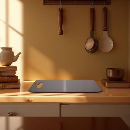 304 Stainless Steel Cutting Board Durable Chopping Surface (large)