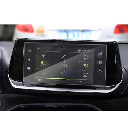 Film protecteur verre trempé anti-rayures pour écran GPS Peugeot 2008 7 pouces
