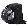 Seibertron MOLLE Motorcycle Bicycle Cycling Helmet Holder Backpack Helmet Holder / Carrier Hydration Backpack Basketball Backpack for Outdoor Riding Mountaineering (Helmet, Water Bladder Not Included) Black