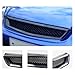 1999 To 2000 Compatible For Honda Civic EK CX DX EX HX LX Type R Front Hood Mesh Grille Replacement Front Bumper Grille Decoration Body Kit(Glossy Black)