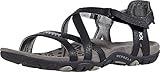 Merrell womens Sandspur Rose Ltr Sandal, Black/Paloma, 7