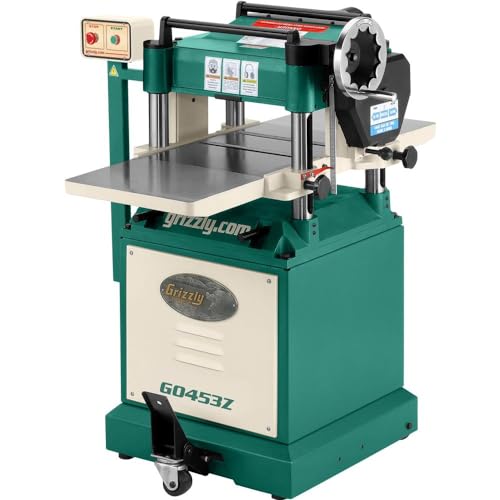 Grizzly Industrial G0453Z - 15" 3 HP Planer w/Spiral Cutterh...