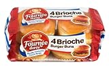 La Fournee Doree Brioche Burger (4 Buns) 200g/7oz (Shipped from Canada)