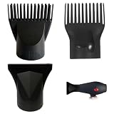 Fezf 3 Pezzi universale capelli, Concentratore e ugello a pettine, Beccuccio phon universa...